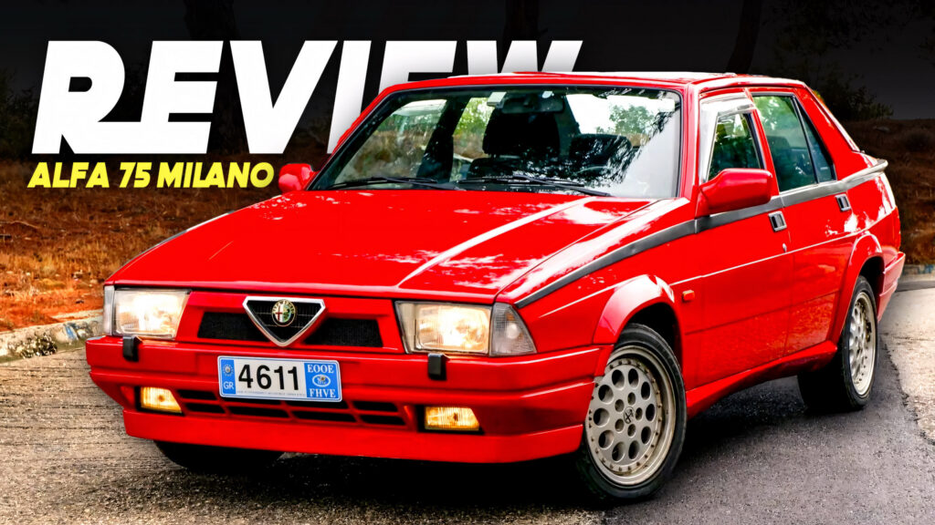 The 1992 Alfa Romeo 75 Is More Fun Than It Has Any Right To Be